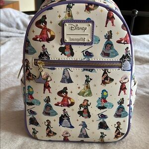 Loungefly Disney Princess & Villains Mini Backpack – Limited Edition